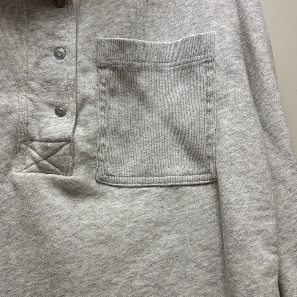 Aerie women’s terry gray pullover size S|P - Picture 4 of 8